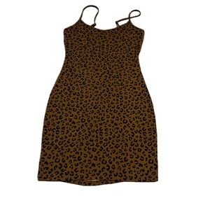 Leopard mini dress